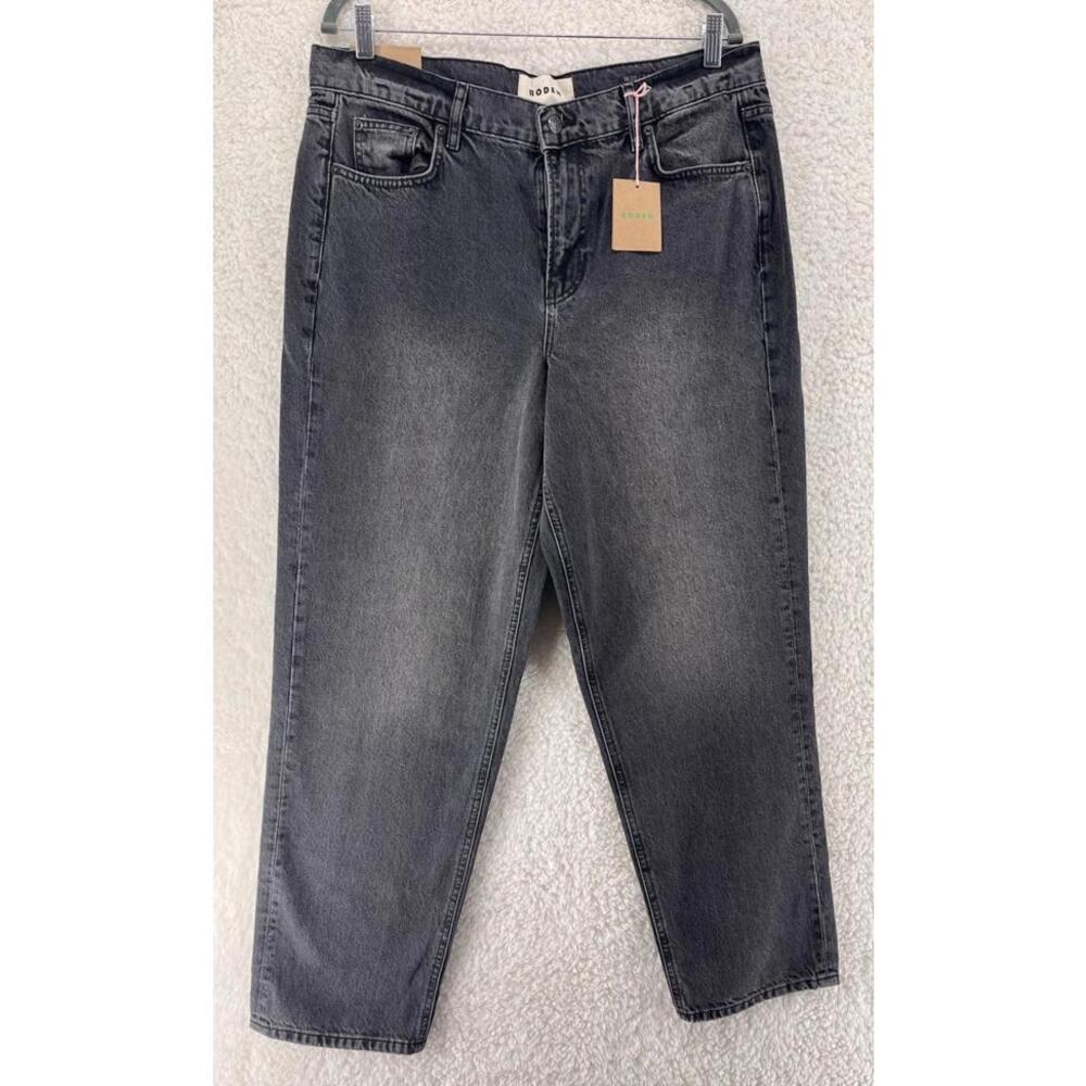 Boden Boyfriend Jean Size 30 Relaxed Low Rise Straight Leg Gray NWT
